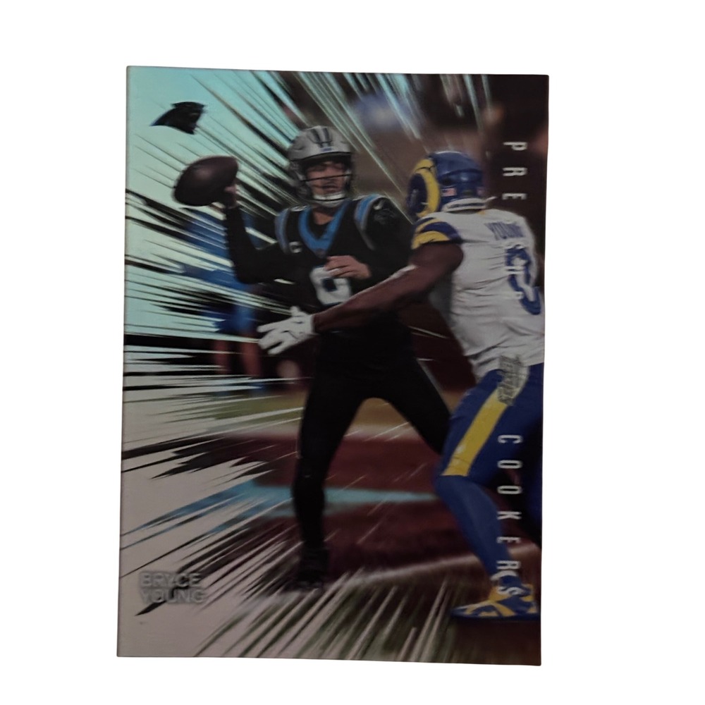 Topps Composite Bryce Young Carolina Panthers QB Card PC-13 Pressure Cookers 23